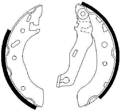 Brake Shoe Set 0986487553 - image 6