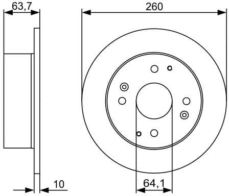 Brake Disc 0986479504 - image 2