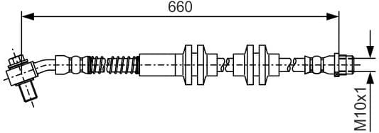 Brake Hose 1 987 481 A48 - image 2
