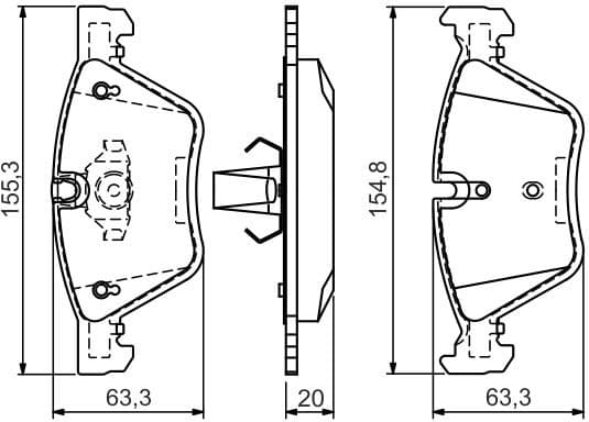 Brake Pad Set, disc brake 0986494118 - image 10