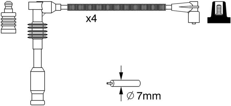 Ignition Cable Kit 0986357234 - image 10