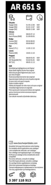 Wiper Blade Aerotwin Retrofit 3397118913 - image 5