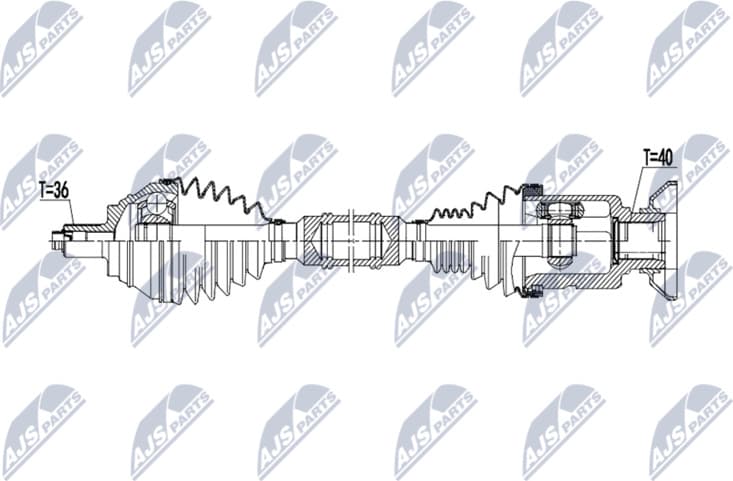 Drive Shaft NPW-VW-235