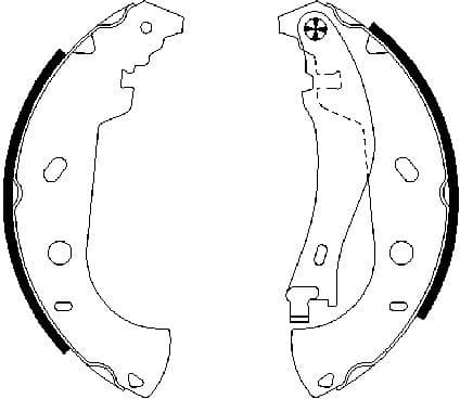 Brake Shoe Set 0986487559 - image 6