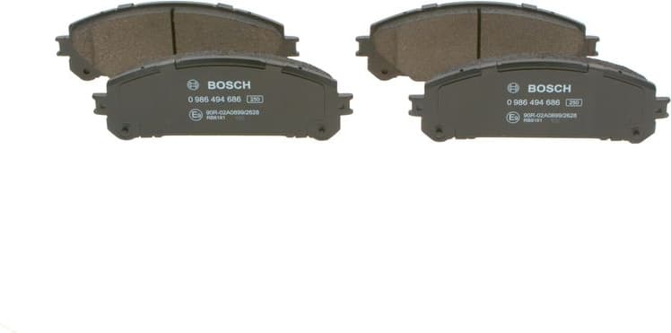Brake Pad Set, disc brake 0986494686 - image 4