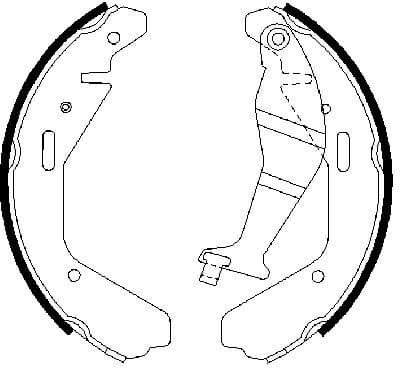 Brake Shoe Set 0986487707 - image 6