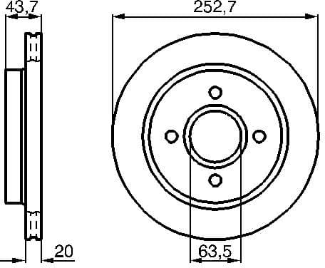 Brake Disc 0986478605 - image 11