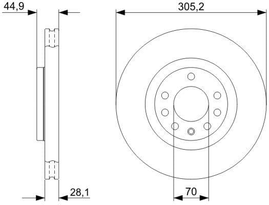 Brake Disc 0986479325 - image 4