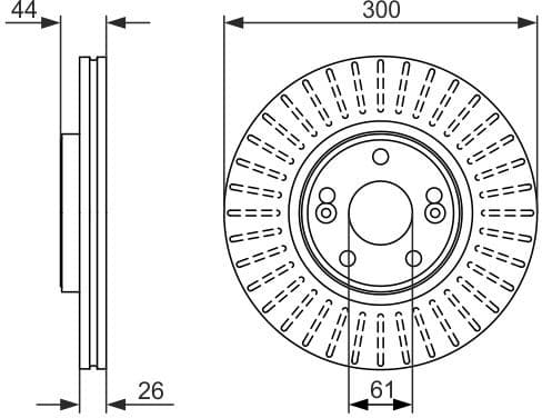 Brake Disc 0986479668 - image 2