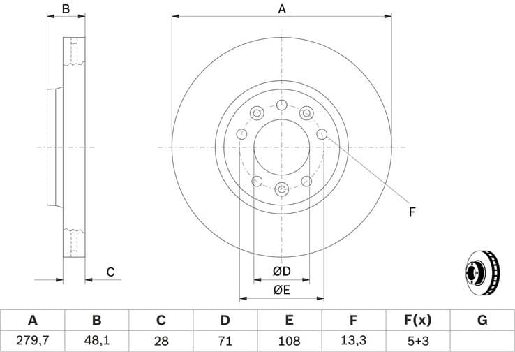 Brake Disc 0986479266 - image 10