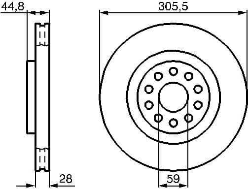 Brake Disc 0986478963 - image 2