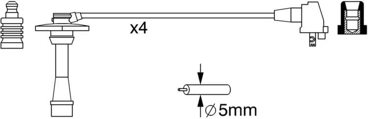 Ignition Cable Kit 0986357259 - image 10