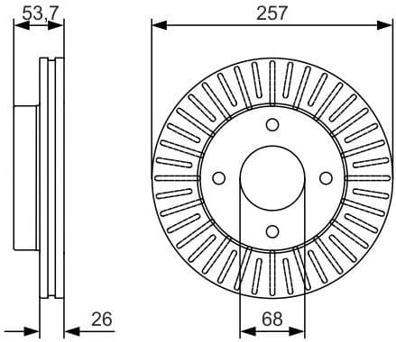 Brake Disc 0986479535 - image 7