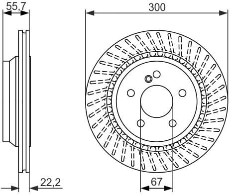 Brake Disc 0986479655 - image 2