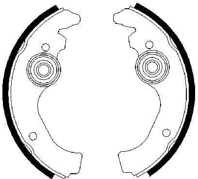 Brake Shoe Set 0986487271 - image 7