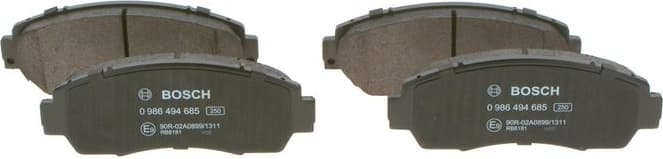 Brake Pad Set, disc brake 0986494685 - image 2