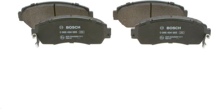 Brake Pad Set, disc brake 0986494685 - image 4