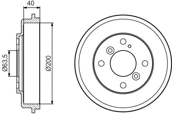 Brake Drum 0986477240 - image 2