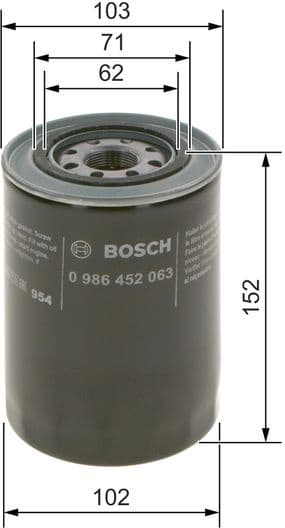 Oil Filter 0986452063 - image 10