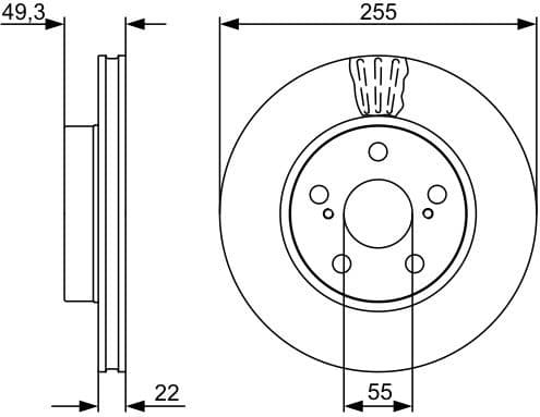 Brake Disc 0986479564 - image 7