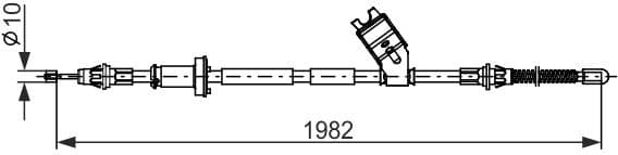 Cable Pull, parking brake 1 987 482 747 - image 10