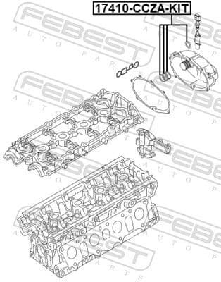 Seal Ring, oil pressure regulating valve 17410-CCZA-KIT - image 2