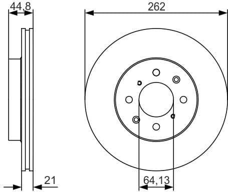 Brake Disc 0986479R80 - image 6