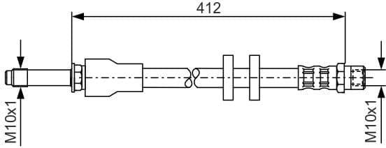 Brake Hose 1987481021 - image 2