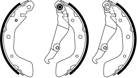 Brake Shoe Set 0986487923 - image 10