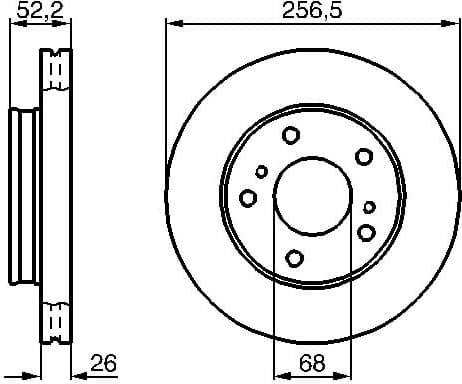 Brake Disc 0986478485 - image 2
