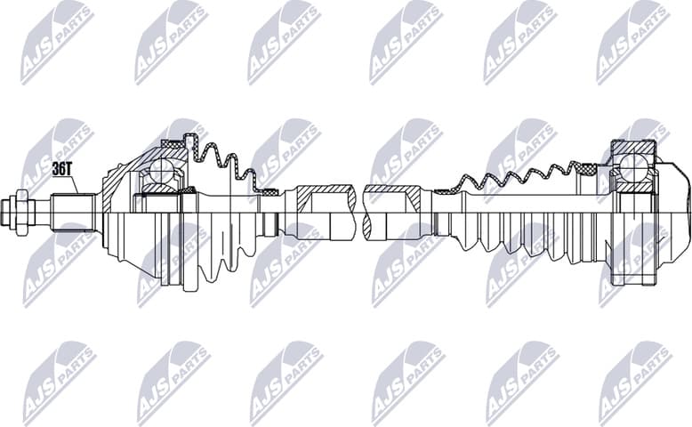 Drive Shaft NPW-VW-201