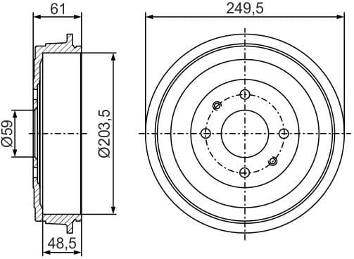 Brake Drum 0986477286 - image 10