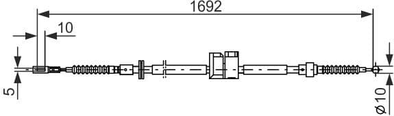 Cable Pull, parking brake 1987477813 - image 7