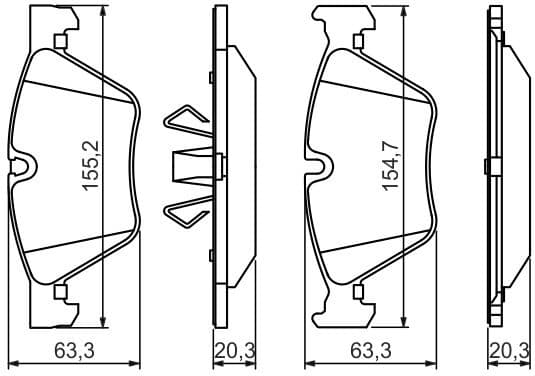 Brake Pad Set, disc brake 0986494117 - image 12
