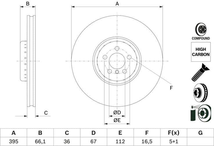 Brake Disc 0 986 479 H13 - image 2
