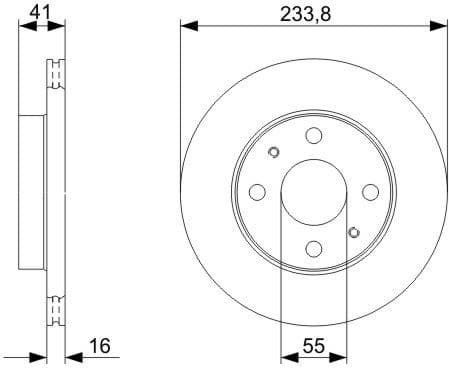 Brake Disc 0986479352 - image 2