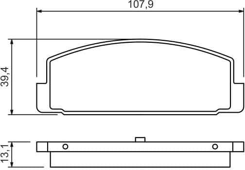 Brake Pad Set, disc brake 0986424295 - image 8