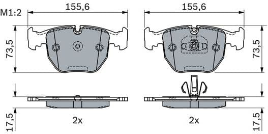 Brake Pad Set, disc brake 0986494918 - image 14