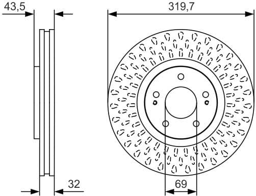 Brake Disc 0986479T01 - image 2