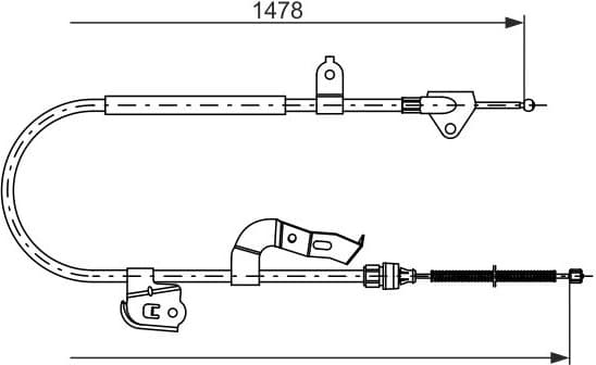 Cable Pull, parking brake 1 987 477 951 - image 10