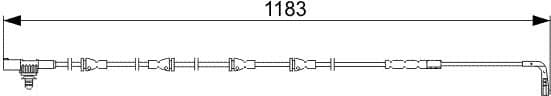 Warning Contact, brake pad wear 1987473031 - image 7