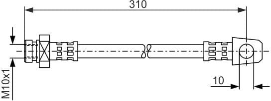 Brake Hose 1 987 476 957 - image 2