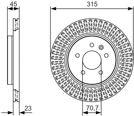 Brake Disc 0986479C46 - image 3