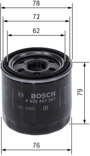 Oil Filter F 026 407 307 - image 9