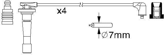 Ignition Cable Kit 0986357150 - image 10