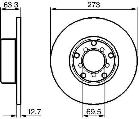 Brake Disc 0986478055 - image 2