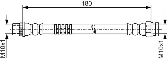 Brake Hose 1 987 481 A44 - image 10