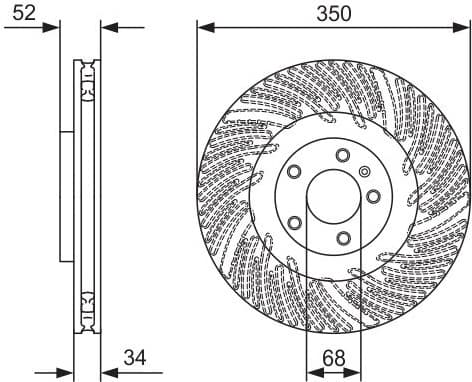 Brake Disc 0986479D28 - image 3