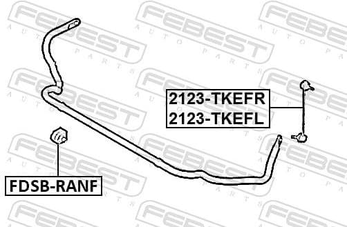 Mounting, stabiliser bar FDSB-RANF - image 2