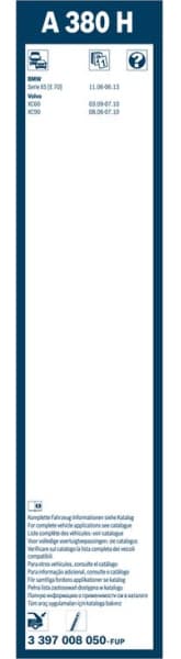Wiper blade BOSCH, 1psc 3397008050 - image 8